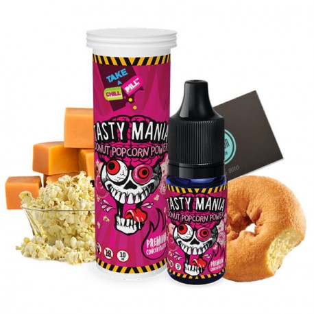 Tasty Mania - Donut Popcorn Power - Take a Chill Pill
